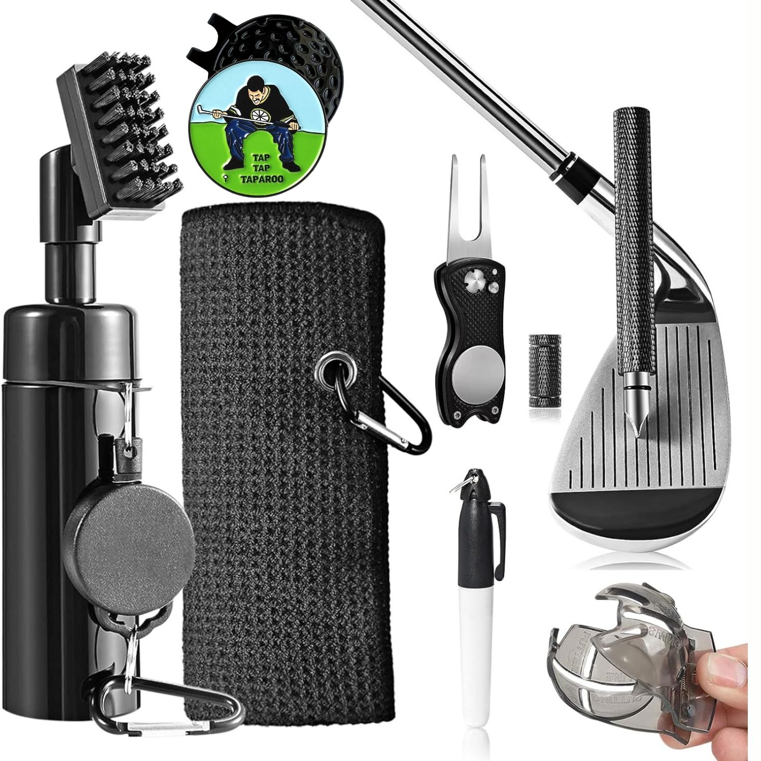 Divot Repair Tool - Kit per la pulizia delle mazze