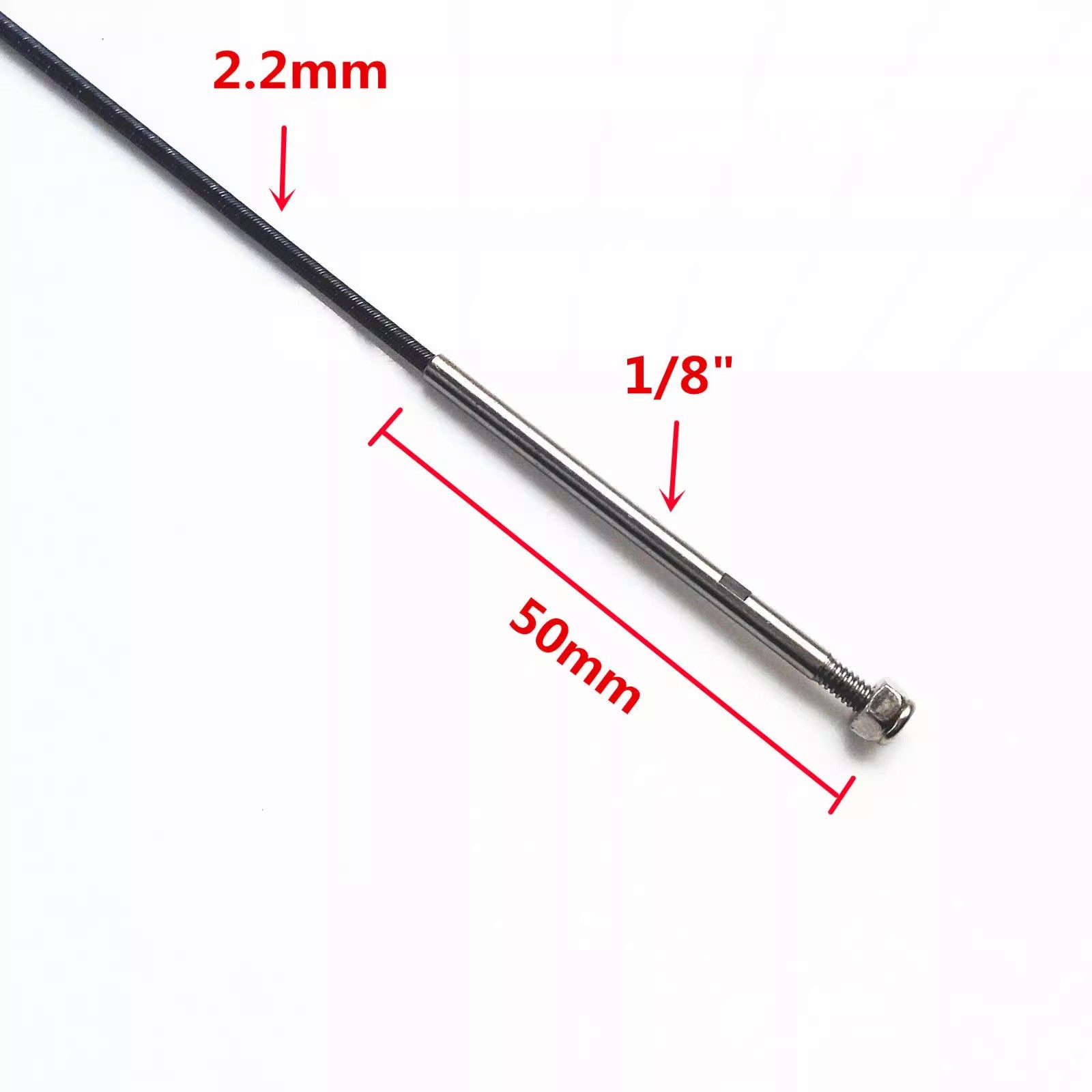 Shaft Flex Stiff - Albero flessibile integrato da 3,175 mm